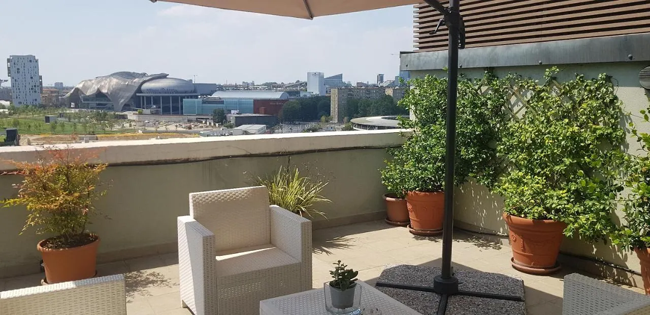 Apartment City Life Sky Apartment- Mico- Breathtaking Penthouse Milan Italy